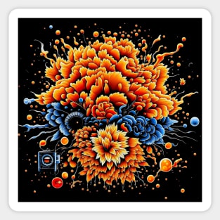 Colorfull explosion Sticker